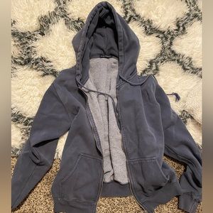 Brandy Melville Regular Length Christy Hoodie Zip Up Jacket